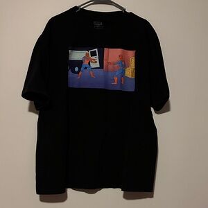 Marvel Black T-Shirt with Logo